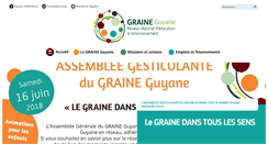 Desktop Screenshot of graineguyane.org