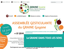 Tablet Screenshot of graineguyane.org